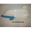 Cache laterale gauche blanc / turquoise pour YAMAHA BELUGA 125