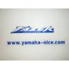 Embleme autocollant capot avant origine YAMAHA FZS 1000 2001 / 2002