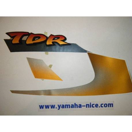 Embleme autocollant de flanc avant gauche origine YAMAHA TDR 125 2000