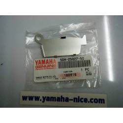 Plaquette aluminium cale etrier YAMAHA YZ 125 et 250 de 1998 à 2002