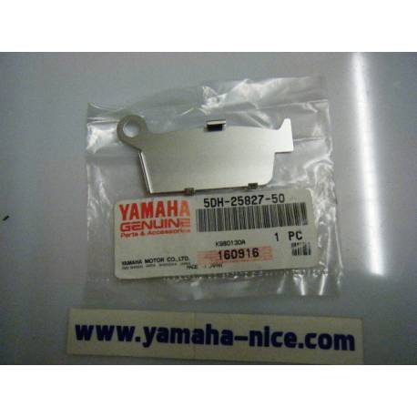 Plaquette aluminium cale etrier YAMAHA YZ 125 et 250 de 1998 à 2002