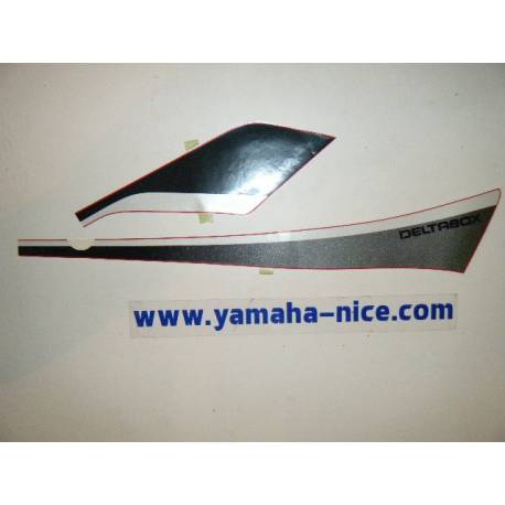 Jeu d'emblemes autocollant couvercle latérale droit origine YAMAHA TDR 125 1997