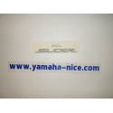 Embleme autocollant couvercle latérale droit origine YAMAHA SLIDER 50 2005