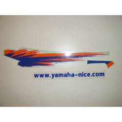 Jeu d'emblemes autocollant couvercle latérale gauche origine YAMAHA XT 600 1994 et XT 500 1994