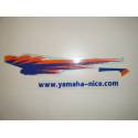 Jeu d'emblemes autocollant couvercle latérale gauche origine YAMAHA XT 600 1994 et XT 500 1994