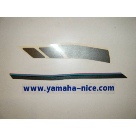 Jeu d'emblemes autocollant couvercle latérale droit origine YAMAHA XTZ 600 1991