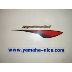 Embleme autocollant couvercle latérale gauche origine YAMAHA AEROX 50 2000