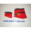 Jeu d'emblemes autocollant de cache latérale prise d'air gauche origine YAMAHA YZF R1 2000 