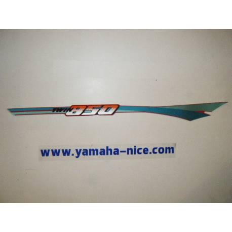 Embleme autocollant de pare boue arrière gauche origine YAMAHA TDM 850 1993