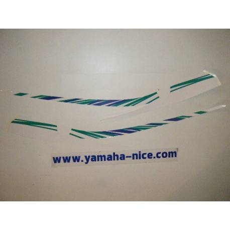Jeu d'emblemes autocollant de pare boue arrière origine YAMAHA TY 250 1993