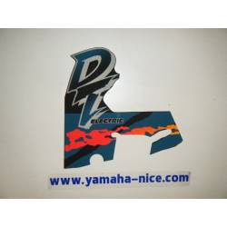 Embleme autocollant couvercle latérale gauche origine YAMAHA DT 125 1995/1996