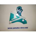 Embleme autocollant couvercle latérale droit origine YAMAHA DTR 125 1992