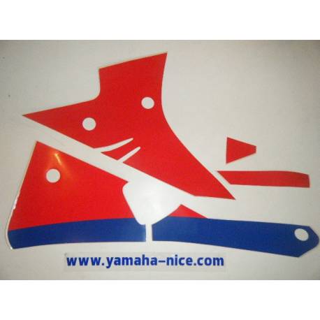 Jeu d'emblemes autocollant de carénage droit origine YAMAHA FZR 1000 1990
