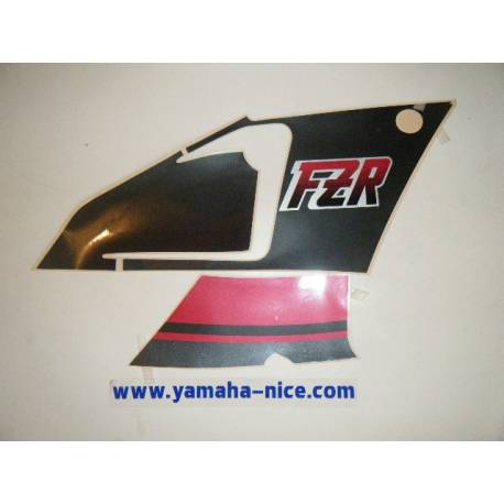 Jeu d'emblemes autocollant de carénage droit origine YAMAHA FZR 1000 1990
