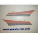 Jeu d'emblemes autocollant pare boue arrière coté gauche origine YAMAHA XJ 900 1983