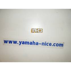 Embleme autocollant couvercle latérale origine YAMAHA RD 80 1982