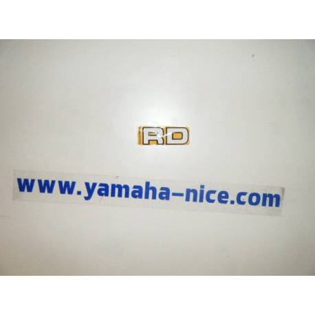 Embleme autocollant couvercle latérale origine YAMAHA RD 80 1982