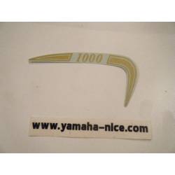 Embleme autocollant boitier filtre a air origine YAMAHA XV 1000 1986/1987