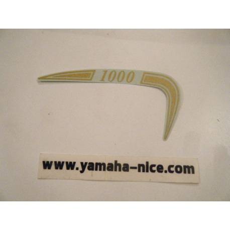 Embleme autocollant boitier filtre a air origine YAMAHA XV 1000 1986/1987