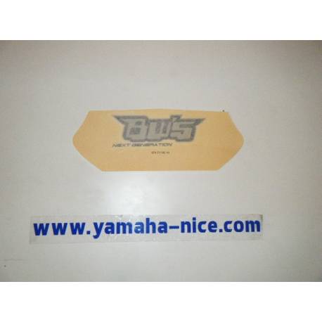Embleme autocollant couvercle latérale gauche origine YAMAHA BW'S 50 1999