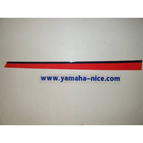 Embleme autocollant dessous de selle origine YAMAHA XJ 650 1982