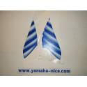 Jeu d'emblemes autocollant / sticker adhesif origine YAMAHA 