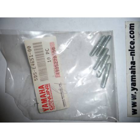 Goujon de cylindre (par 2) origine YAMAHA MAJESTY 125 de 1998 à 2000