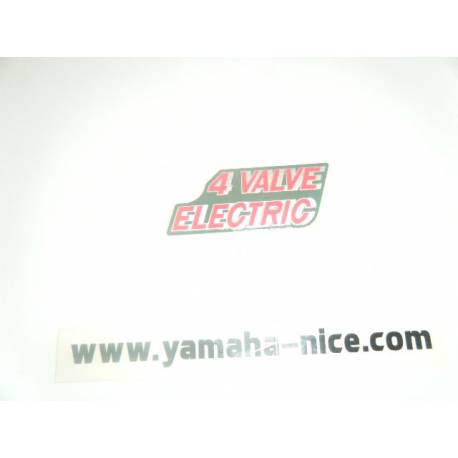 Embleme autocollant plaque a air origine YAMAHA XT 600 1990 et XT 500 1990