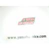 Embleme autocollant plaque a air origine YAMAHA XT 600 1990 et XT 500 1990