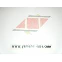 Embleme autocollant garde boue avant origine YAMAHA TY 250R 1986