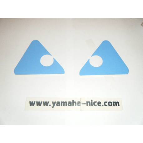 Jeu d'emblemes autocollants de carénage avant origine YAMAHA XTZ 600 TENERE 1988