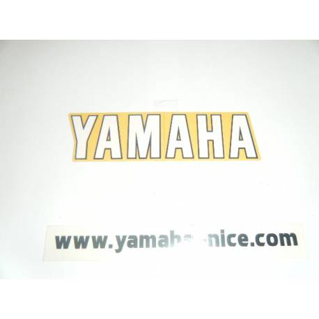 Embleme autocollant fourche avant origine YAMAHA TY 250R 1986