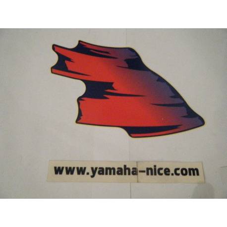 Embleme autocollant de carénage face avant origine YAMAHA XT 600 1990 et XT 500 1990