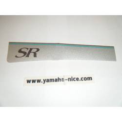 Embleme autocollant couvercle latérale gauche origine YAMAHA SR 125 1989
