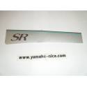 Embleme autocollant couvercle latérale gauche origine YAMAHA SR 125 1989