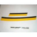 Jeu d'emblemes autocollants de carénage droit origine YAMAHA FZ 750 1988