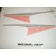 Jeu d'emblemes autocollants / stickers origine YAMAHA ( TYPE 30W ) 