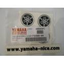 Embleme autocollant diapason couvercle supérieur guidon origine YAMAHA XMAX 125/250 2010 à 2012 et XTZ 660 2008 à 2012