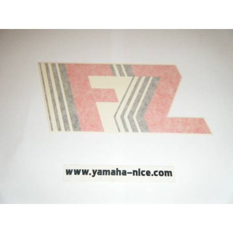 Embleme autocollant panneau latérale gauche origine YAMAHA FZ 600 1986