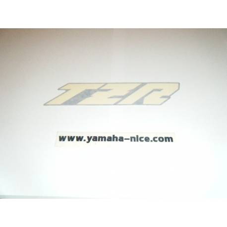 Embleme autocollant couvercle latérale gauche origine YAMAHA TZR 125 1987/1988