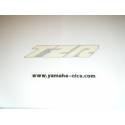 Embleme autocollant couvercle latérale gauche origine YAMAHA TZR 125 1987/1988