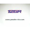 Embleme autocollant de carénage gauche origine YAMAHA DT 125R 1989