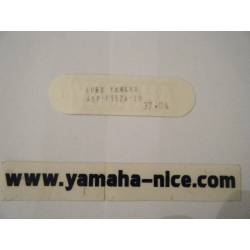 Embleme autocollant de garde boue avant origine YAMAHA BW'S 50 1996 à 1998 et 2003 à 2005