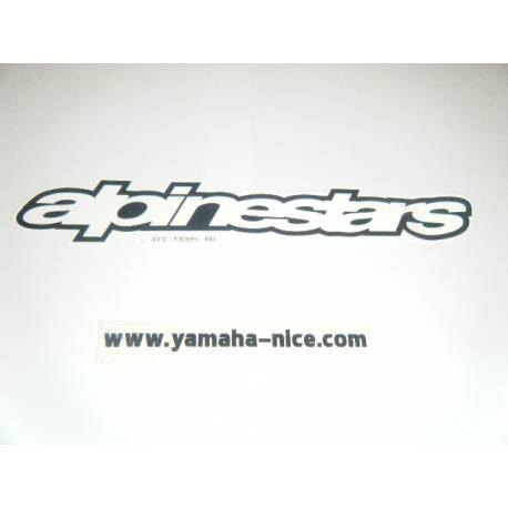 Embleme autocollant corps inférieur avant gauche origine YAMAHA TZR 50 2001