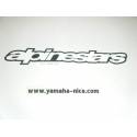 Embleme autocollant "alpinestars" corps inférieur avant gauche origine YAMAHA TZR 50 2001