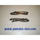 Jeu d'emblemes autocollants tête de fourche origine YAMAHA XJ 600 DIVERSION 2002