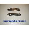 Jeu d'emblemes autocollants tête de fourche origine YAMAHA XJ 600 DIVERSION 2002