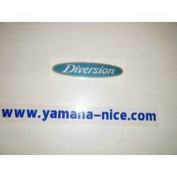 Embleme autocollant corps supérieur avant origine YAMAHA XJ 600 DIVERSION 1992/1993