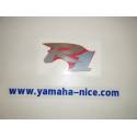 Embleme autocollant couvercle latérale arrière coté gauche origine YAMAHA YZF R1 2001