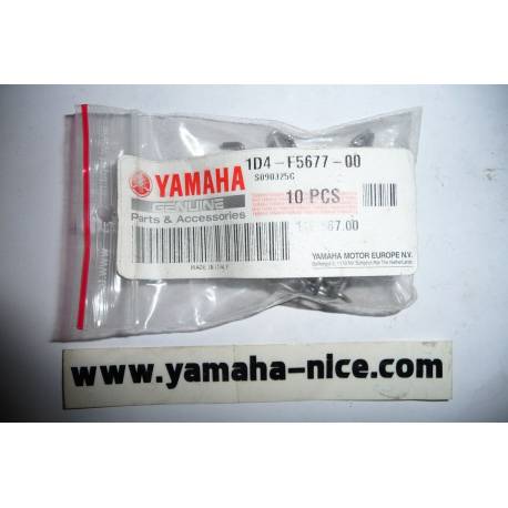 Goupille de maintien de patin d'étrier de frein arrière origine YAMAHA XT 125 2005/2006 et XT 125R 2005/2006